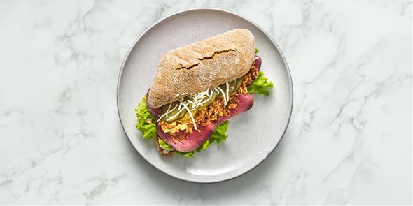 Sandwich med roastbeef